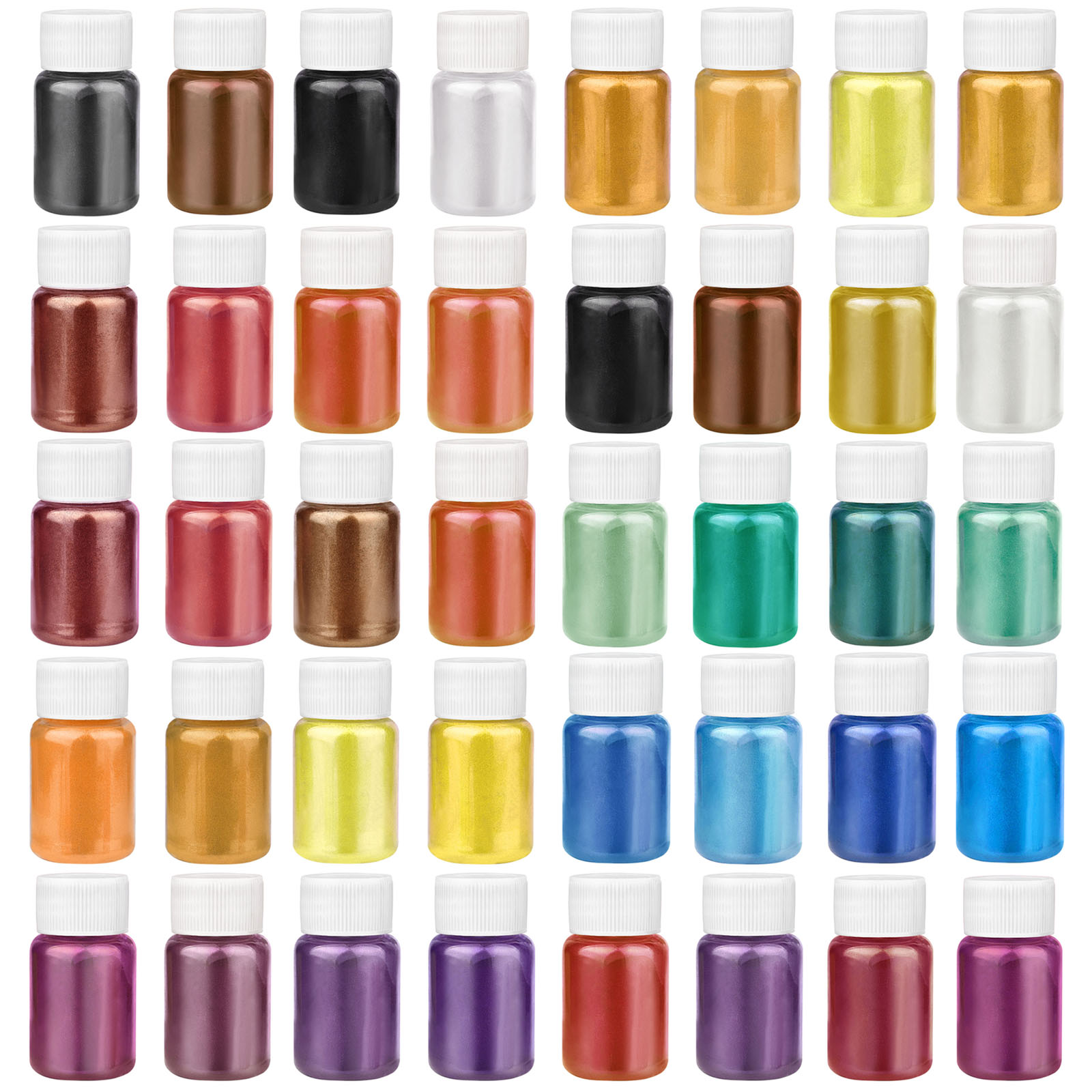 Pearl Powder Resin - 4 Colors/Set Pearlescent Powder Resin Pigment
