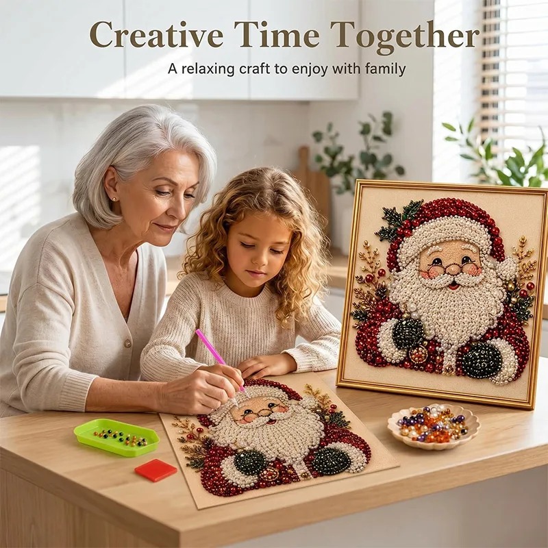 Resin Art For Beginners - Christmas Pearl Diamond Painting Art Set