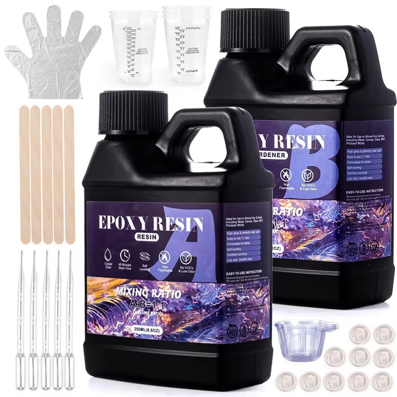 Resin Art Mould - Easy Mix 1:1 Epoxy Resin Kit