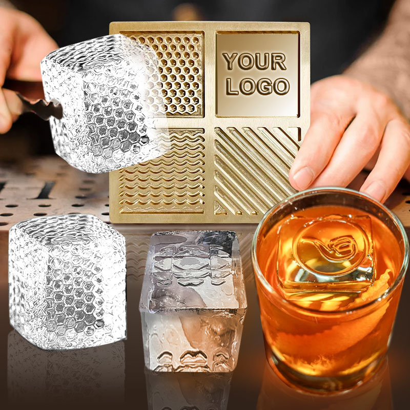 Custome Logo Ice Cube Plate St - Resin Art Logo ulasan dan harga