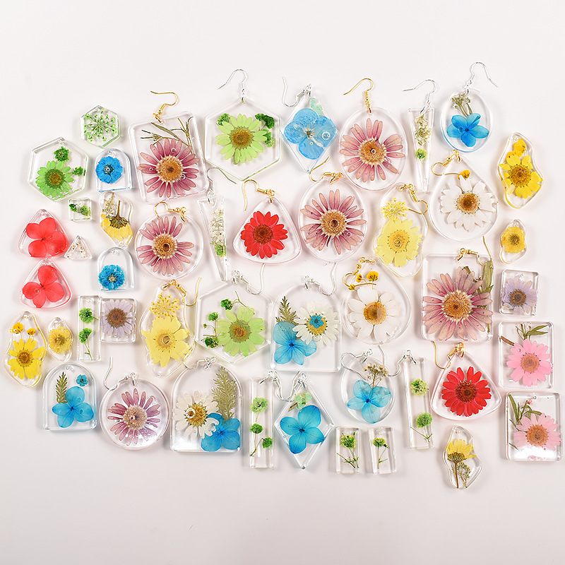 Geometric Earring Pendant Sili - Resin Art Mould ulasan dan harga
