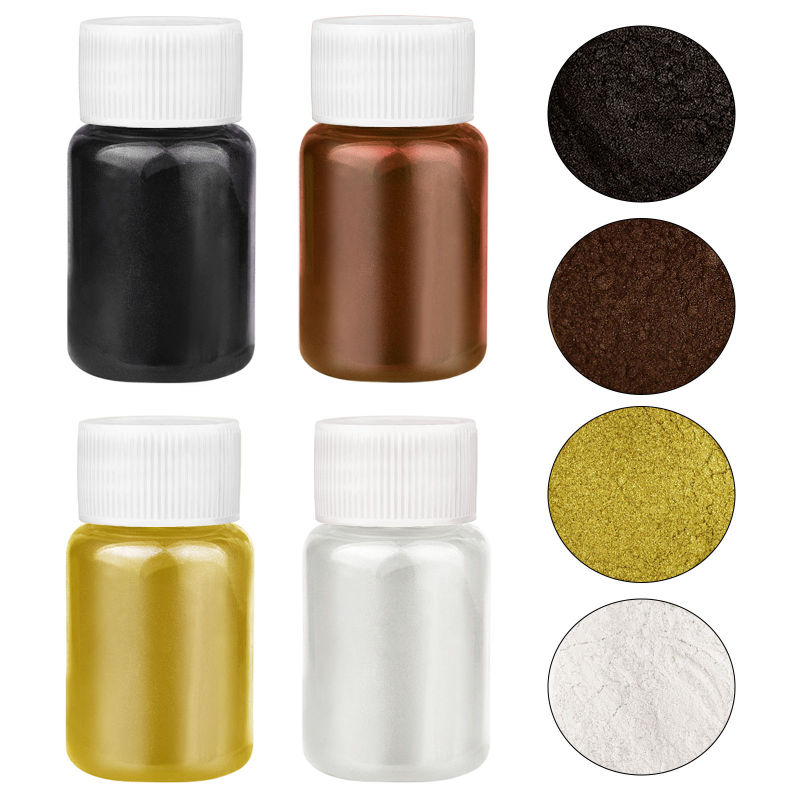 4 Colors/Set Pearlescent Powde - Pearl Powder Resin ulasan dan harga