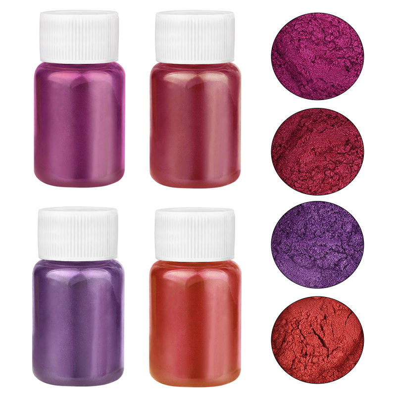 4 Colors/Set Pearlescent Powde - Pearl Powder Resin ulasan dan harga