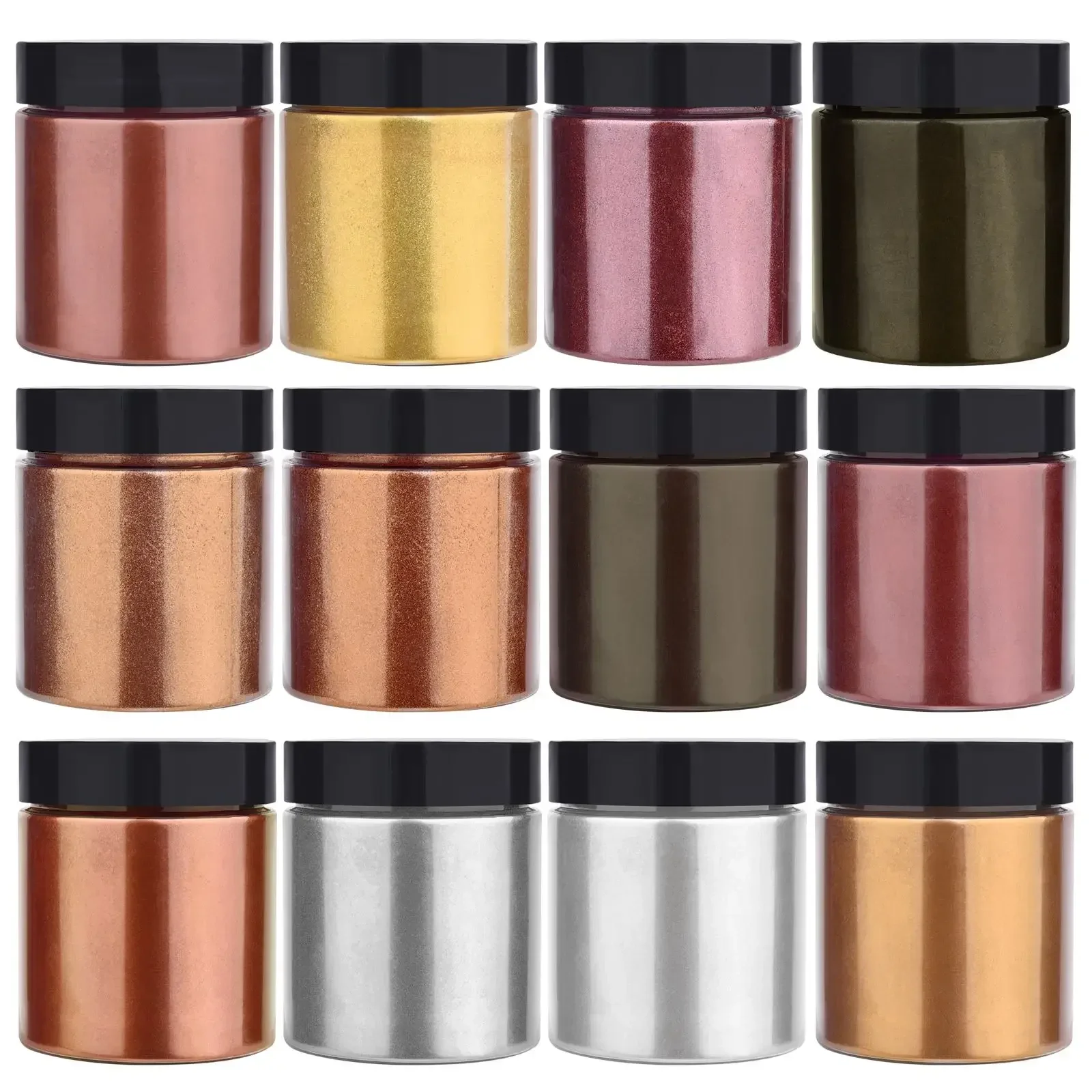 50g/Bottle Metallic Glitter Po - Pearl Powder Resin ulasan dan harga