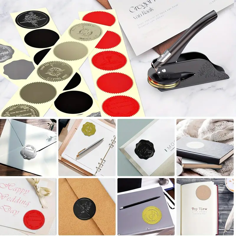Customized Book Wedding Emboss - Resin Art Logo ulasan dan harga