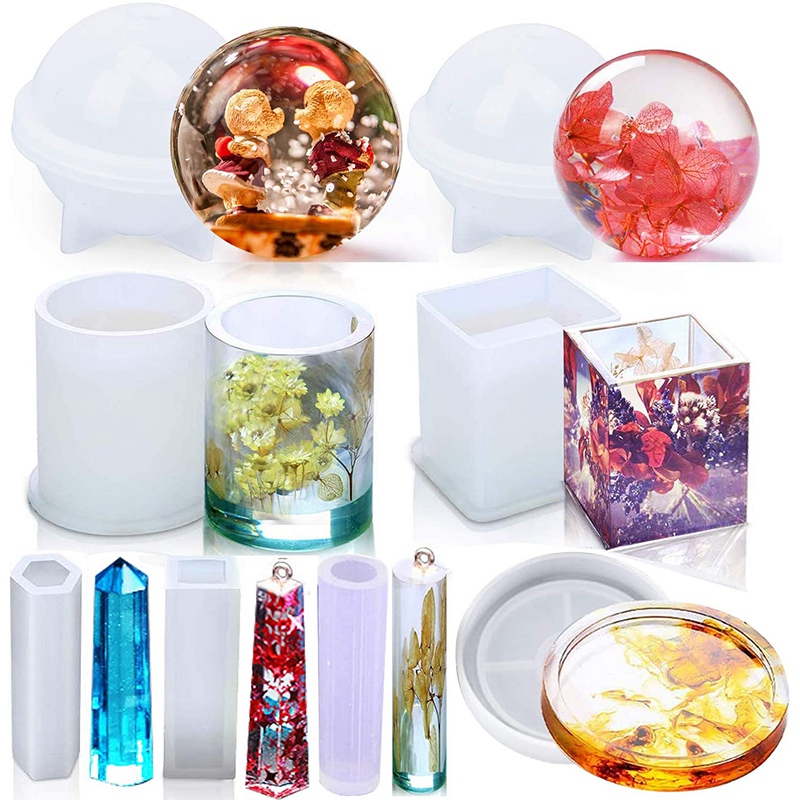 Stock Quantity 8Pcs Silicone E - Resin Art Quantity ulasan dan harga