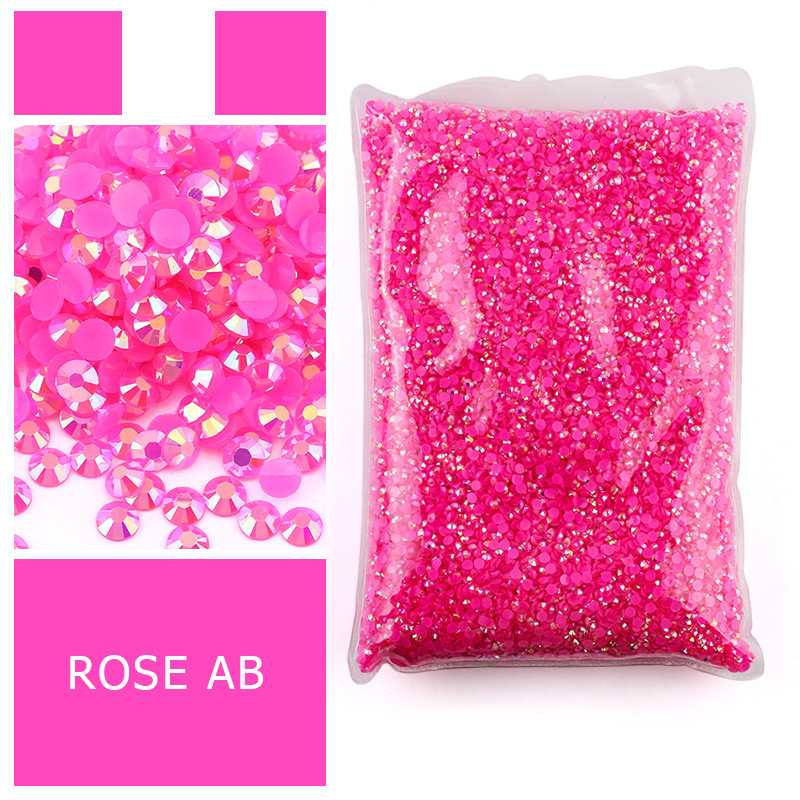Hot Pink Flatback Resin Rhines - Resin Art Quantity ulasan dan harga