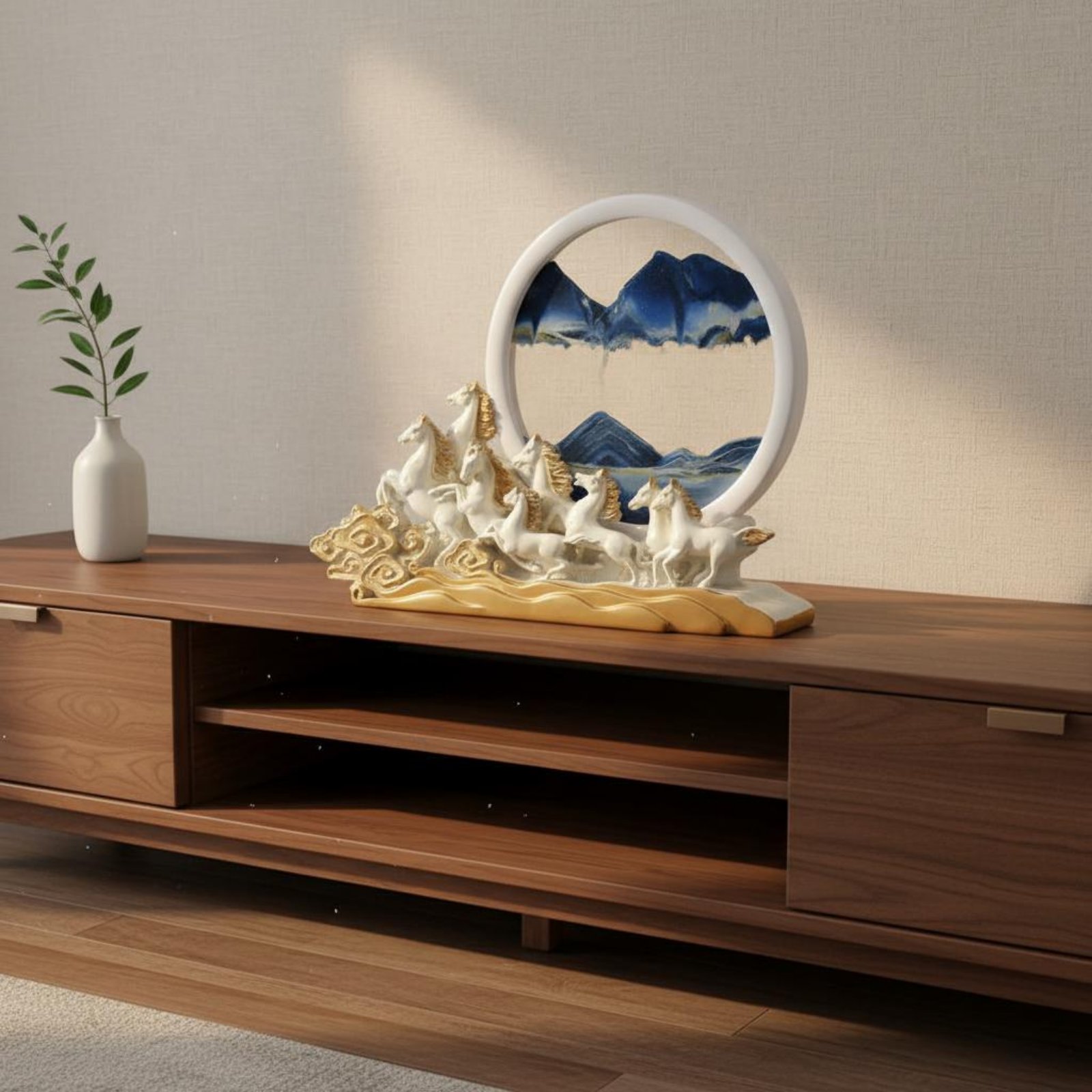 Sand Art Horse Decor Gift Idea - Resin Art Design Ideas ulasan dan harga