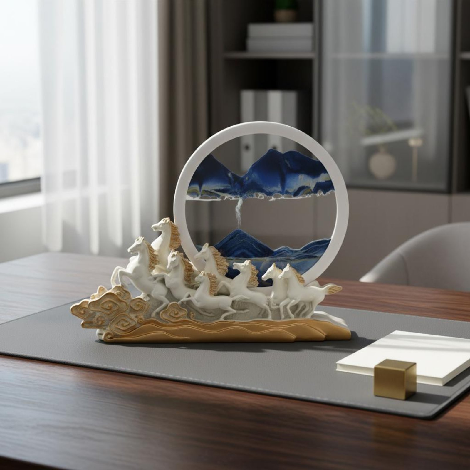 Sand Art Horse Decor Gift Idea - Resin Art Design Ideas ulasan dan harga