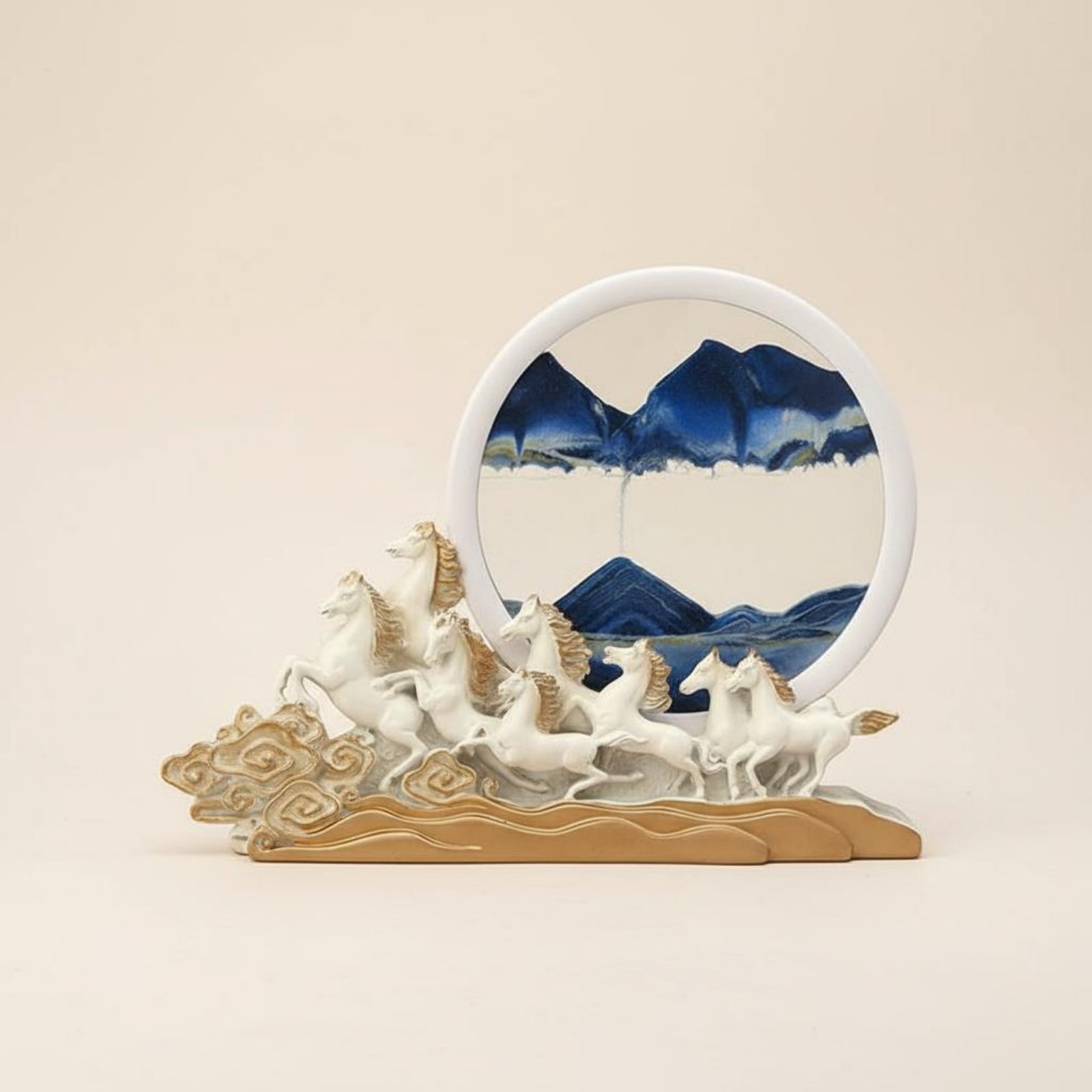 Sand Art Horse Decor Gift Idea - Resin Art Design Ideas ulasan dan harga