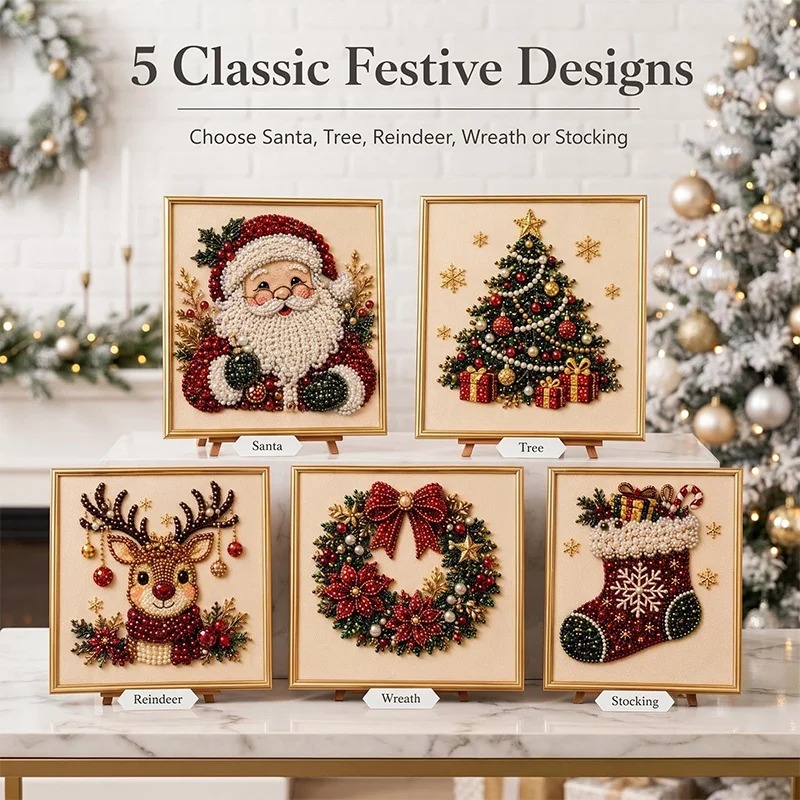 Christmas Pearl Diamond Painti - Resin Art For Beginners ulasan dan harga