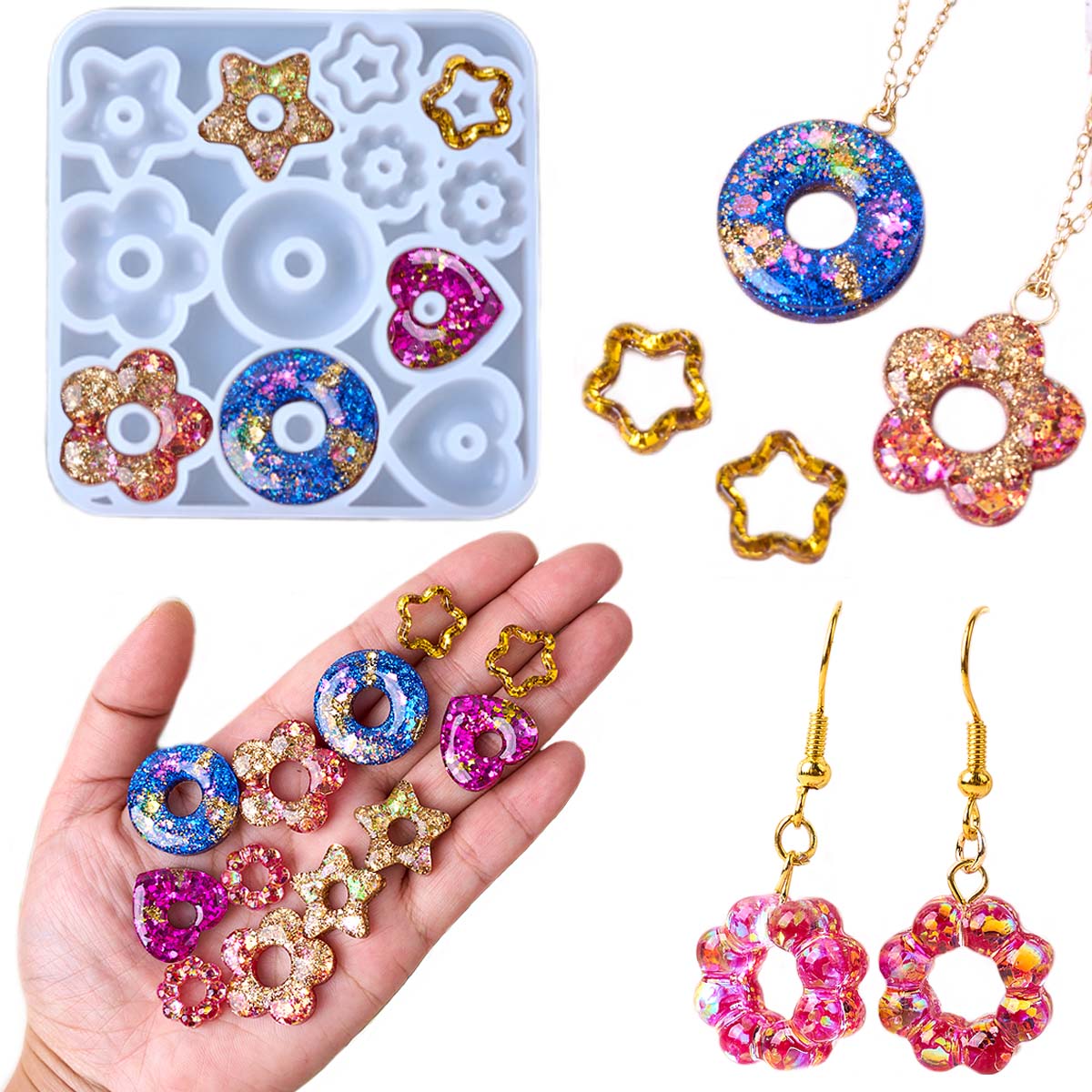 Multifuntional Jewelry Silicon - Resin Art Mould ulasan dan harga