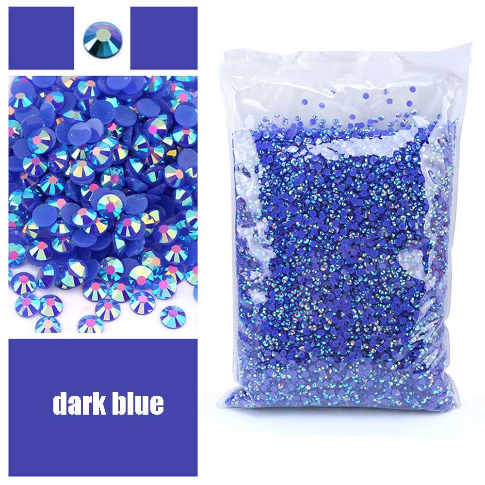 Dark blue Flatback Resin Rhine - Resin Art Quantity ulasan dan harga