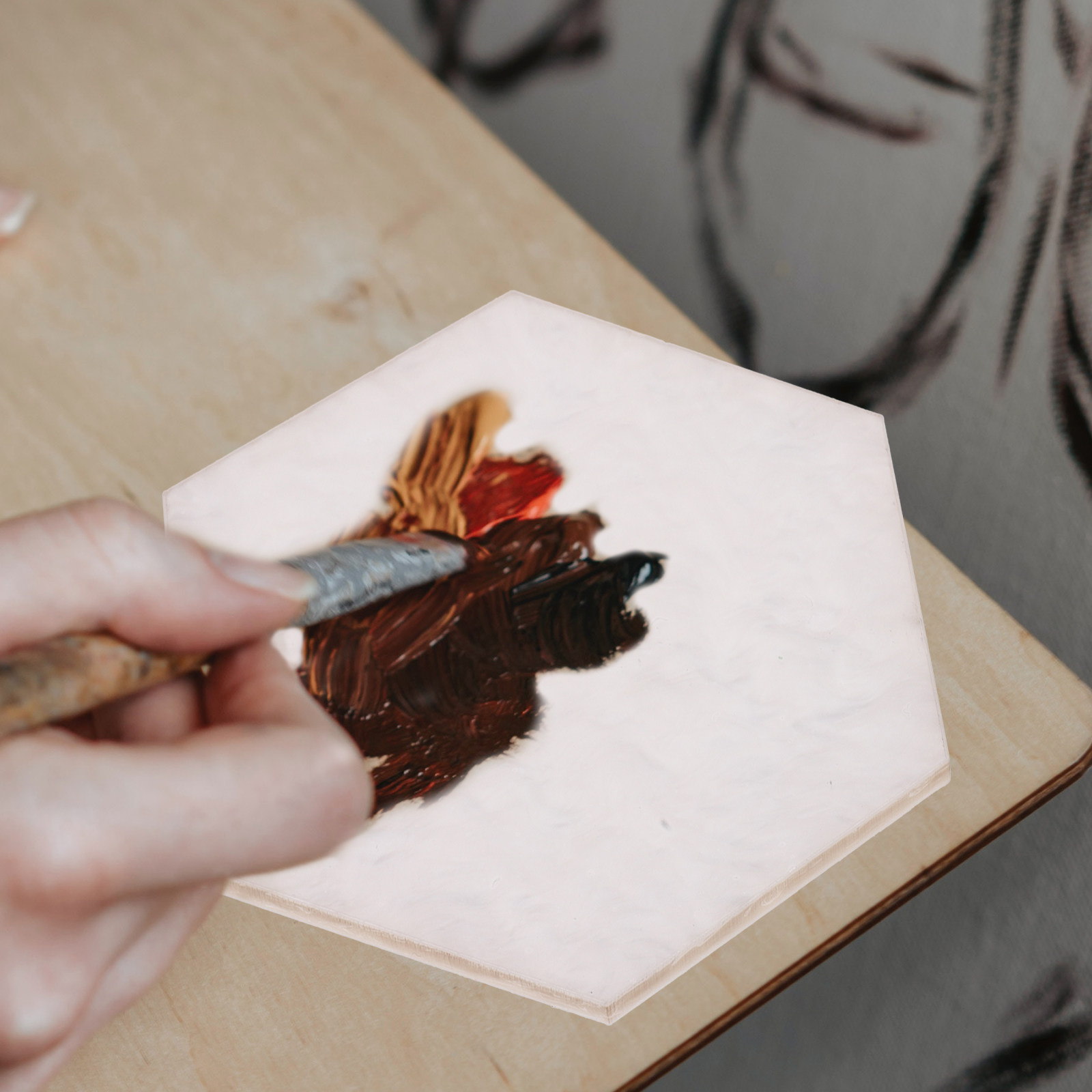 2Pcs High Quality Resin Nail A - Resin Art Tray ulasan dan harga