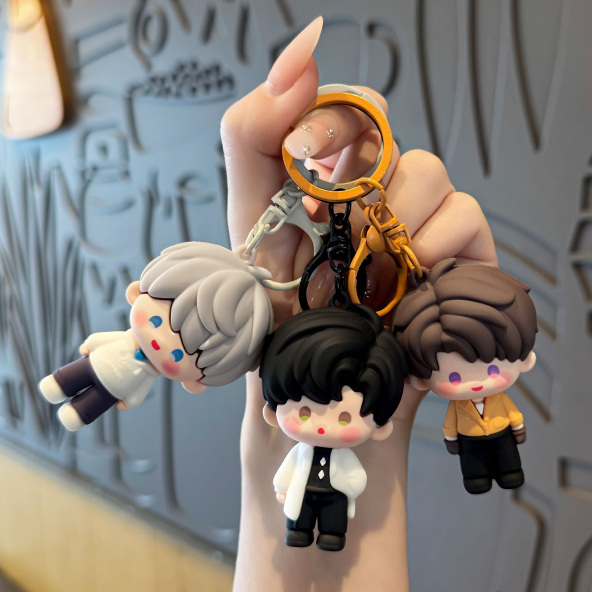 Love and Deepspace Q Resin Fig - Resin Art Keychain ulasan dan harga