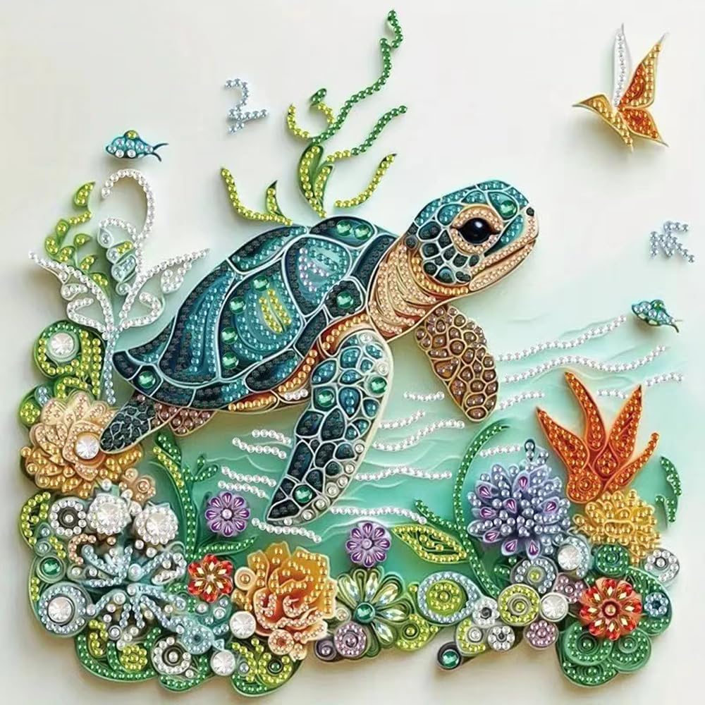Sea Turtle Animal Diamond Pain - Resin Art For Beginners ulasan dan harga