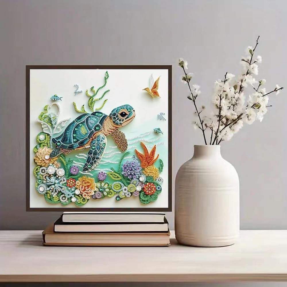 Sea Turtle Animal Diamond Pain - Resin Art For Beginners ulasan dan harga