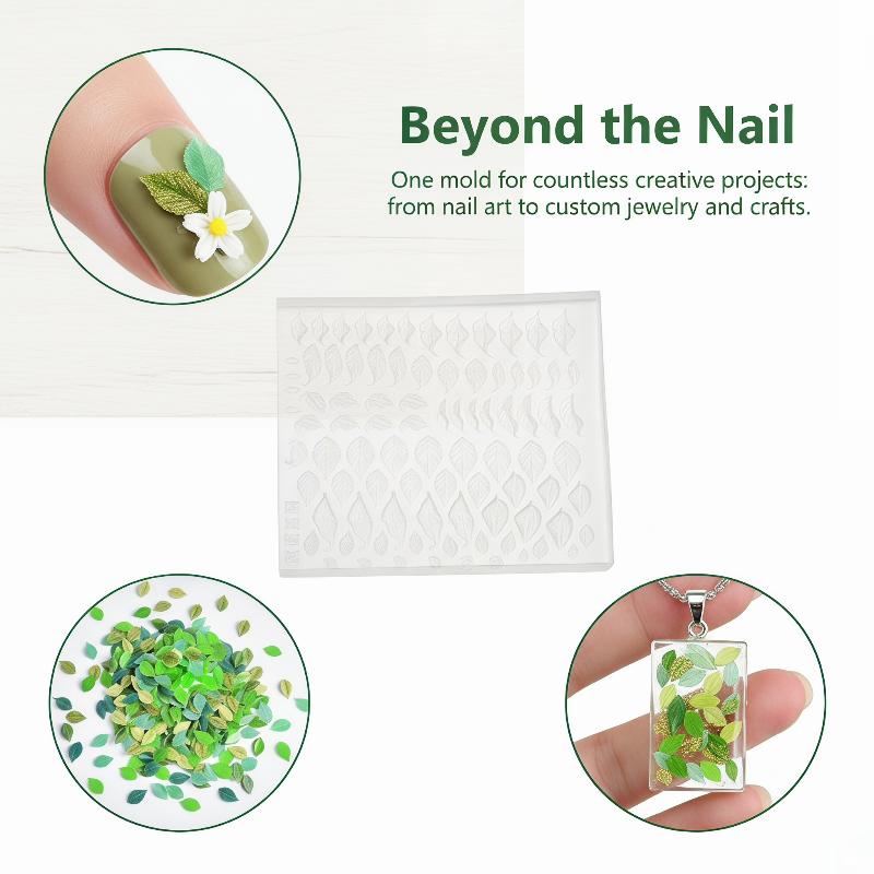 Miniature Leaf Silicone Mold R - Resin Art Mould ulasan dan harga