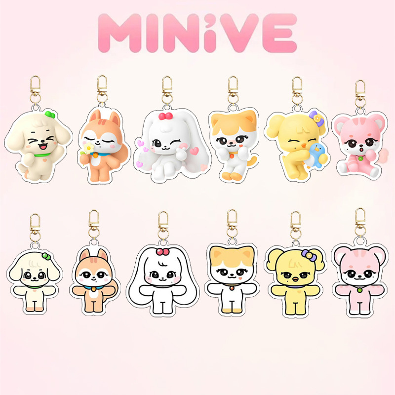 Ive Minivek Kpop Group Idol Ac - Resin Art Keychain ulasan dan harga
