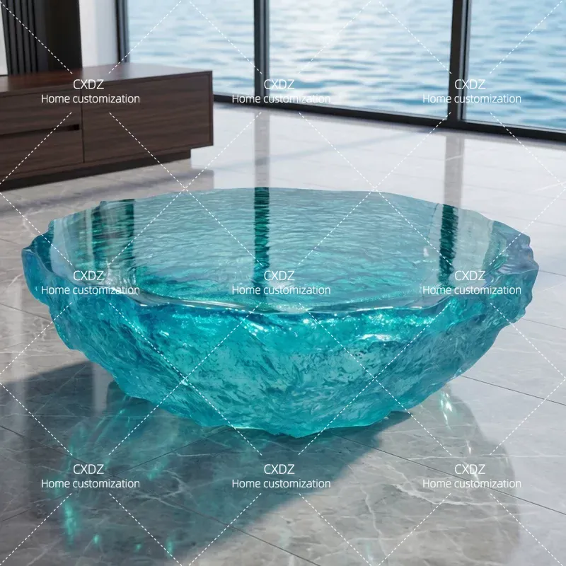 Luxury Transparent Epoxy Resin - Resin Art Coffee Table ulasan dan harga