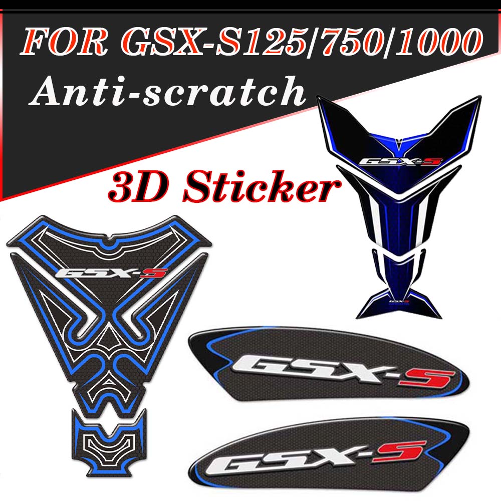 Fishbone Fuel Tank Pad For Suz - Resin Art Logo ulasan dan harga