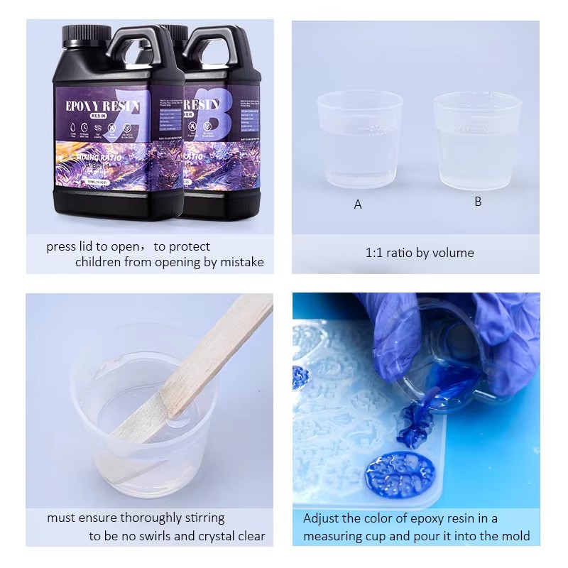 Easy Mix 1:1 Epoxy Resin Kit C - Resin Art Mould ulasan dan harga