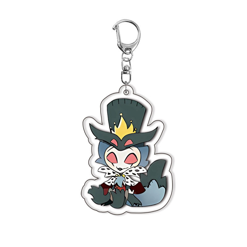 Hazbin Hotel New Acrylic Popul - Resin Art Keychain ulasan dan harga