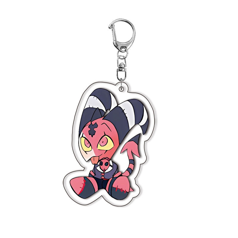 Hazbin Hotel New Acrylic Popul - Resin Art Keychain ulasan dan harga