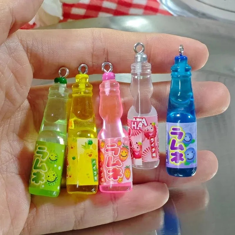 10Pcs Tiny Soda Bottle Resin C - Resin Art Keychain ulasan dan harga