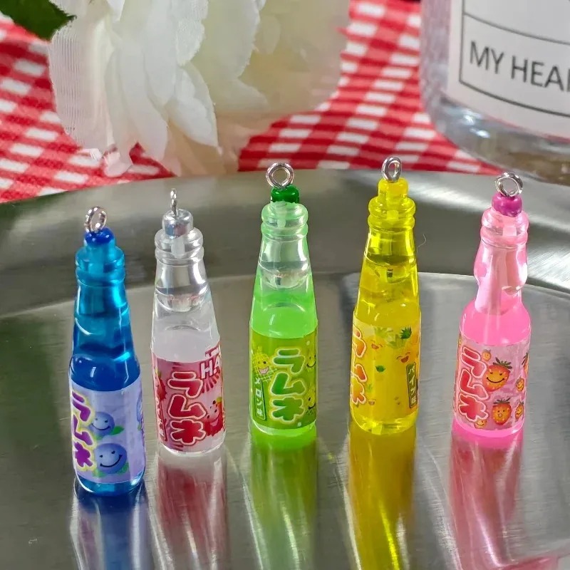 10Pcs Tiny Soda Bottle Resin C - Resin Art Keychain ulasan dan harga