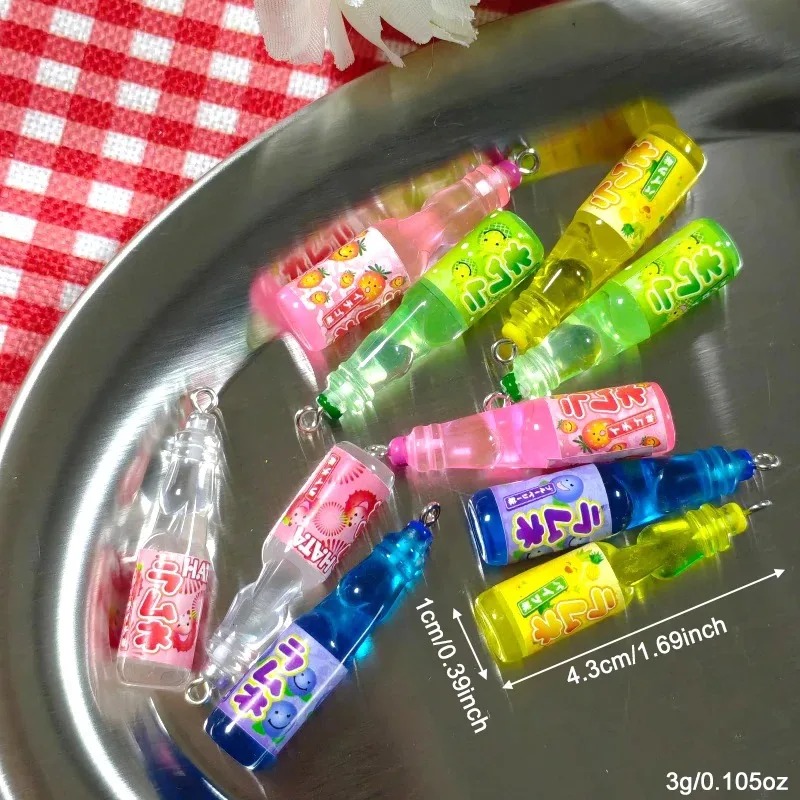 10Pcs Tiny Soda Bottle Resin C - Resin Art Keychain ulasan dan harga