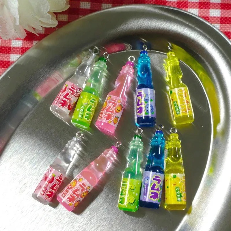 10Pcs Tiny Soda Bottle Resin C - Resin Art Keychain ulasan dan harga