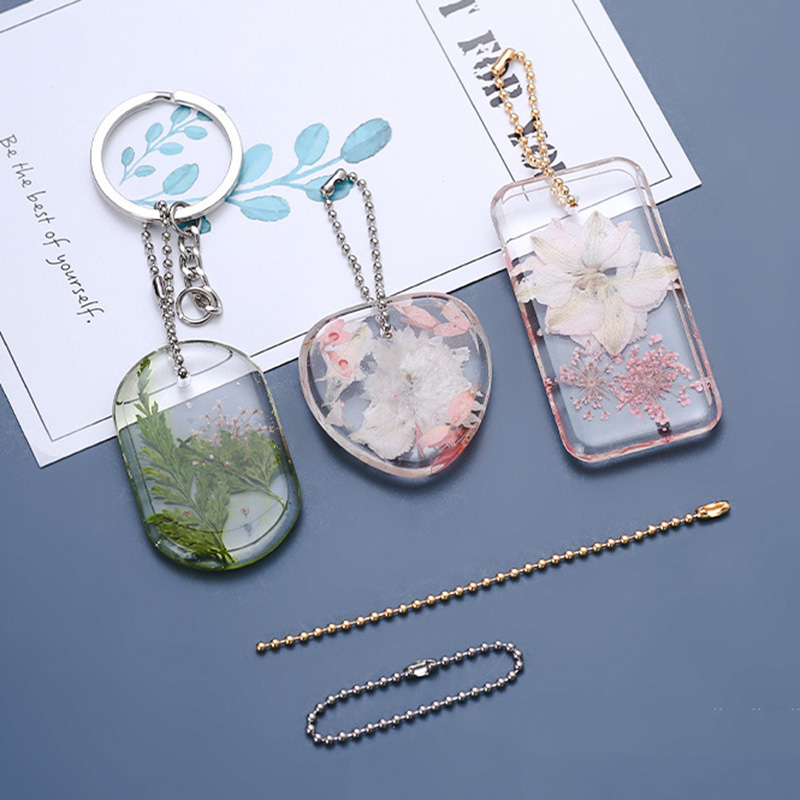 1/6/10pcs DIY Keychain Pendant - Resin Art Mould ulasan dan harga