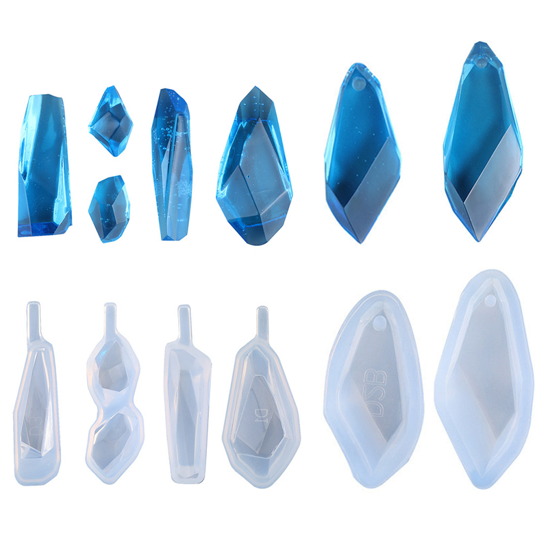 1/6/10pcs DIY Keychain Pendant - Resin Art Mould ulasan dan harga