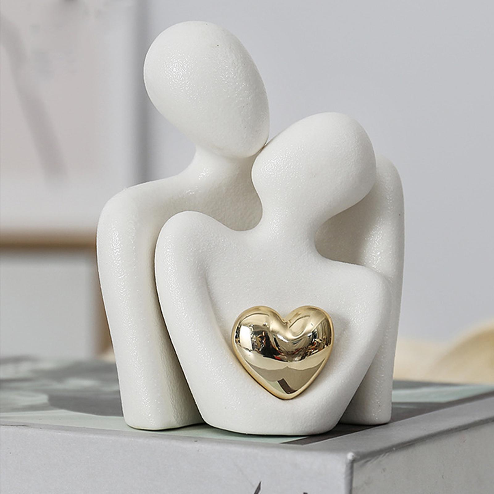 love Couple Hugging Figurine C - Resin Art Materials Wholesale ulasan dan harga