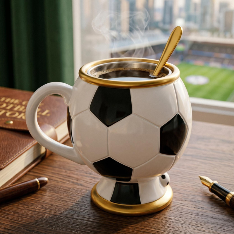 Football Coffee Mug Resin Stai - Resin Art Coffee Table ulasan dan harga