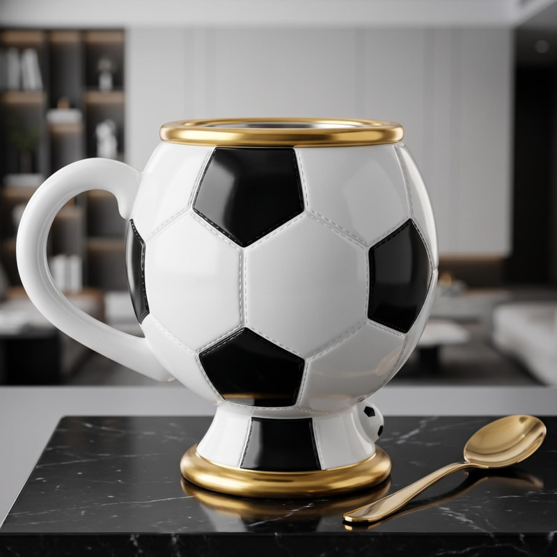 Football Coffee Mug Resin Stai - Resin Art Coffee Table ulasan dan harga