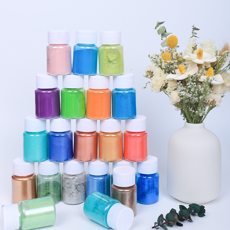 20ml-54colors Slim Pearl Nail  - Pearl Powder Resin ulasan dan harga