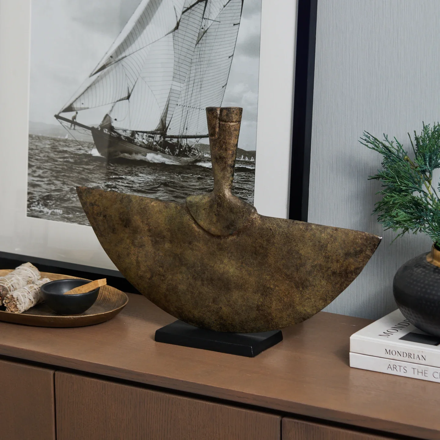 Nordic Luxury Shell Nightstand - Resin Art Coffee Table ulasan dan harga