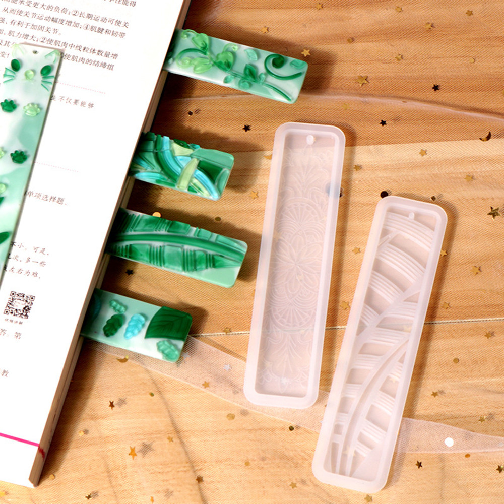 Leaves Bookmark Silicone Mold  - Resin Art Mould ulasan dan harga