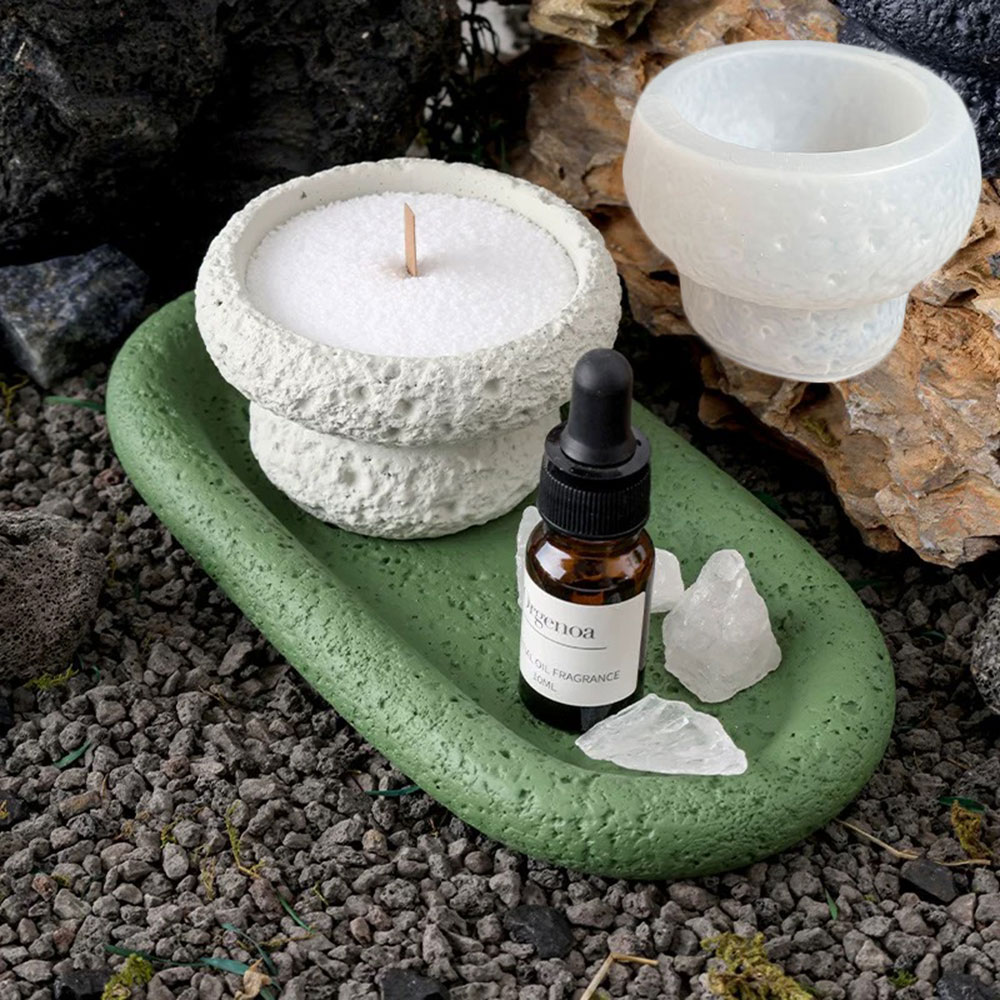 DIY Silicone Candle Holder Mol - Resin Art Tray ulasan dan harga