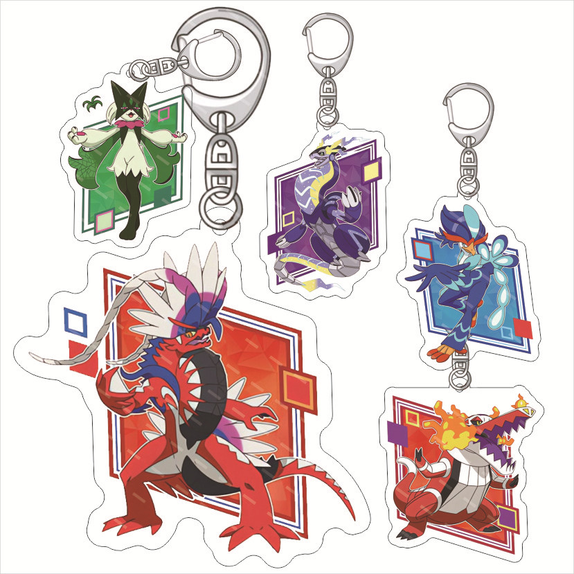 Pokémon Miraidon Koraidon Acry - Resin Art Keychain ulasan dan harga