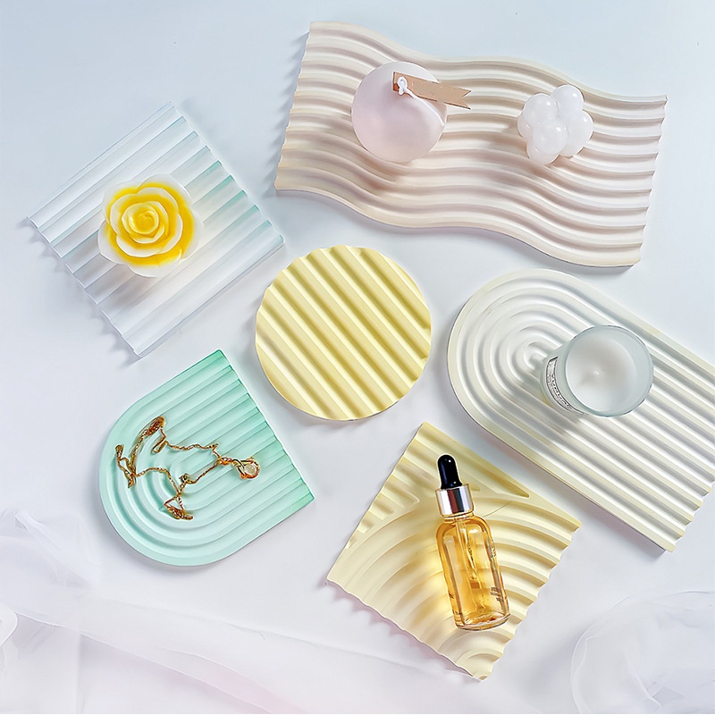 DIY Striped Wave Tray Mold For - Resin Art Tray ulasan dan harga