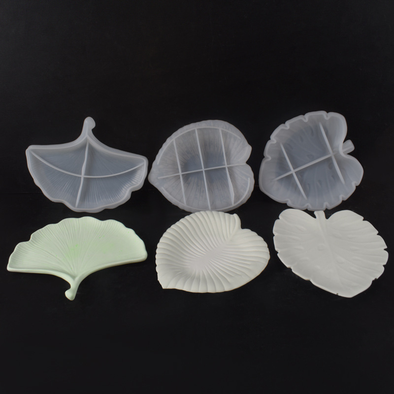 Plaster Cement DIY Leaf Dish M - Resin Art Tray ulasan dan harga