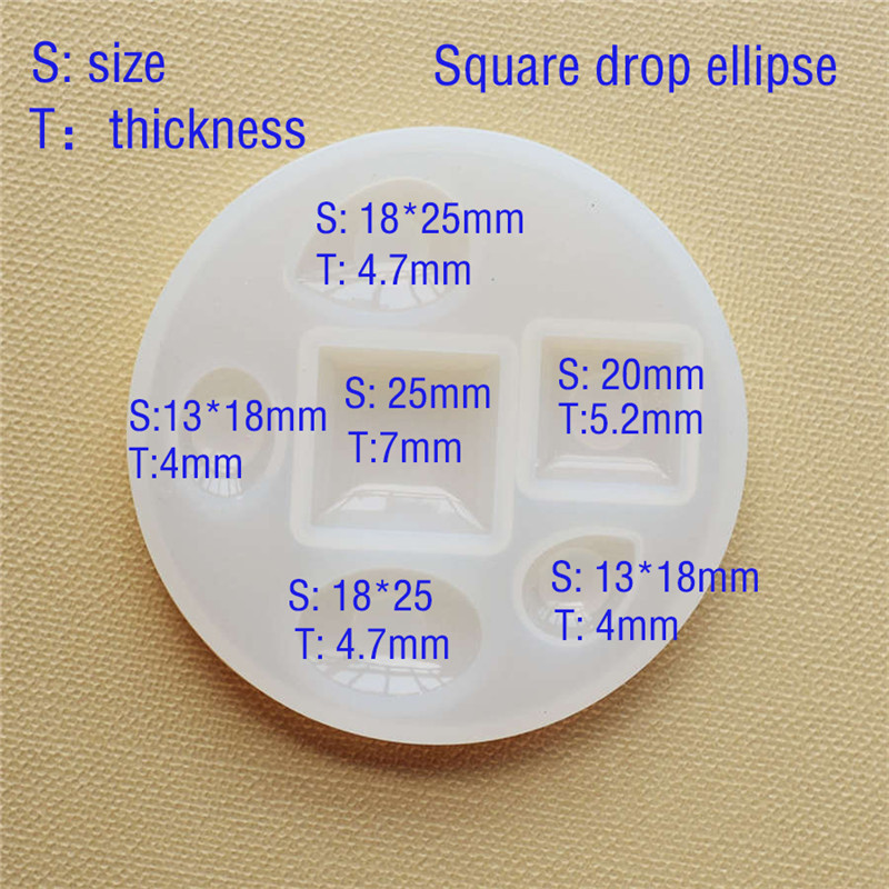 Silicone Mold half ball Oblate - Resin Art Mould ulasan dan harga