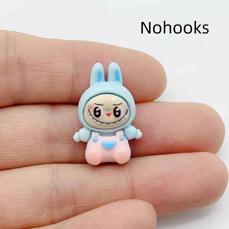 10Pcs Kawaii Rabbit Strawberry - Resin Art Keychain ulasan dan harga