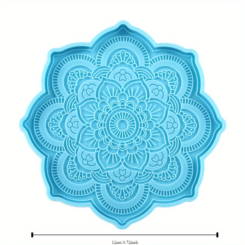 Mandala Coaster Silicone Mold  - Resin Art Tray ulasan dan harga