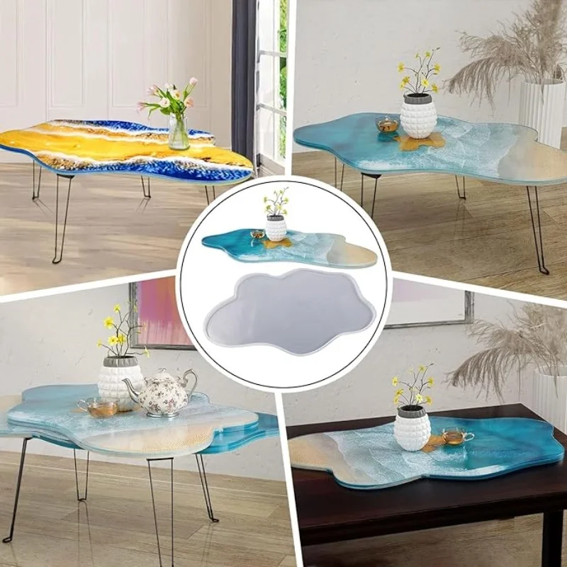 Large Resin Table Mold 24 inch - Resin Art Coffee Table ulasan dan harga