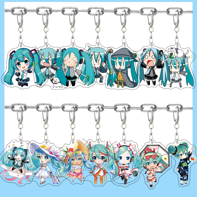 Hatsune Miku Anime Acrylic Cut - Resin Art Keychain ulasan dan harga