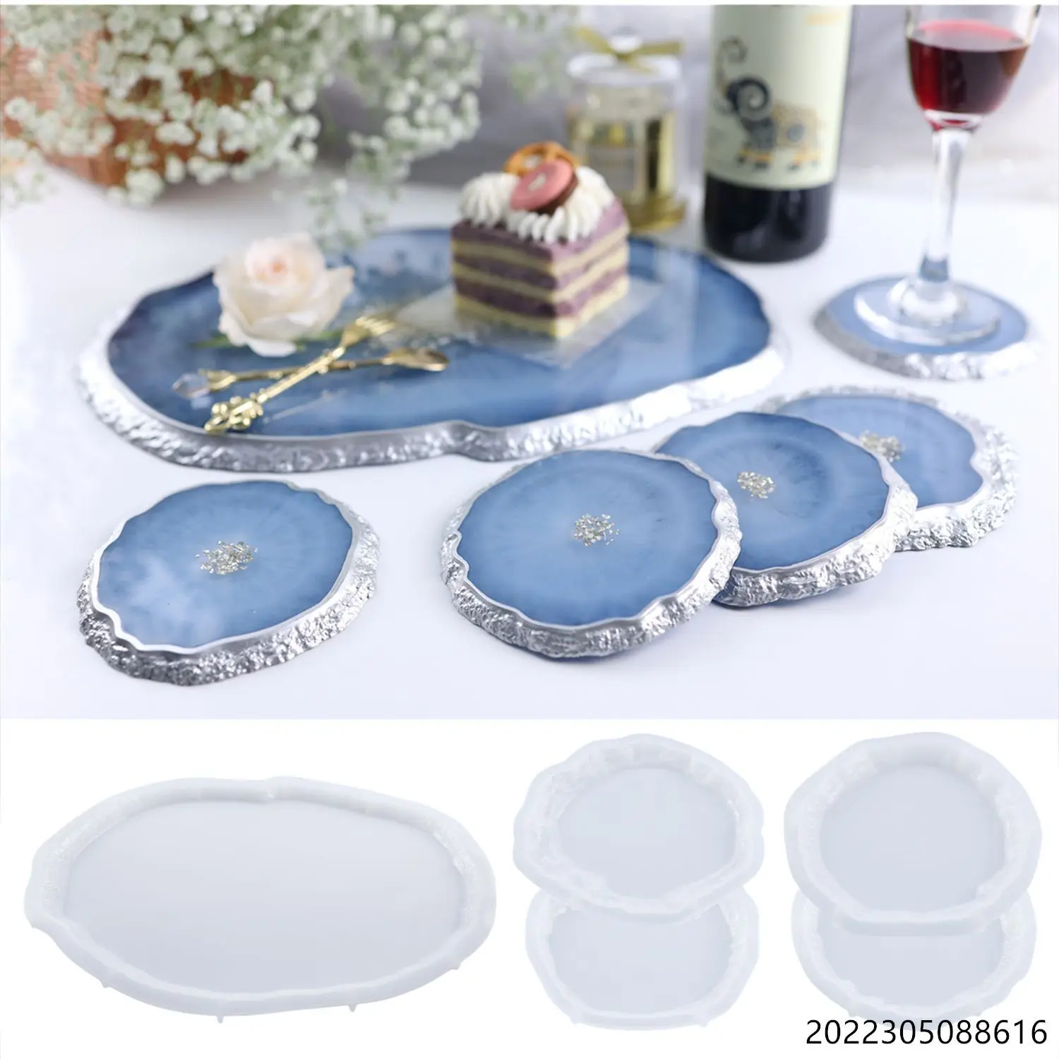 DIY Crystal Epoxy Resin Mold I - Resin Art Tray ulasan dan harga